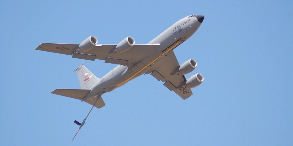 KC-135, military tanker airplane, USA