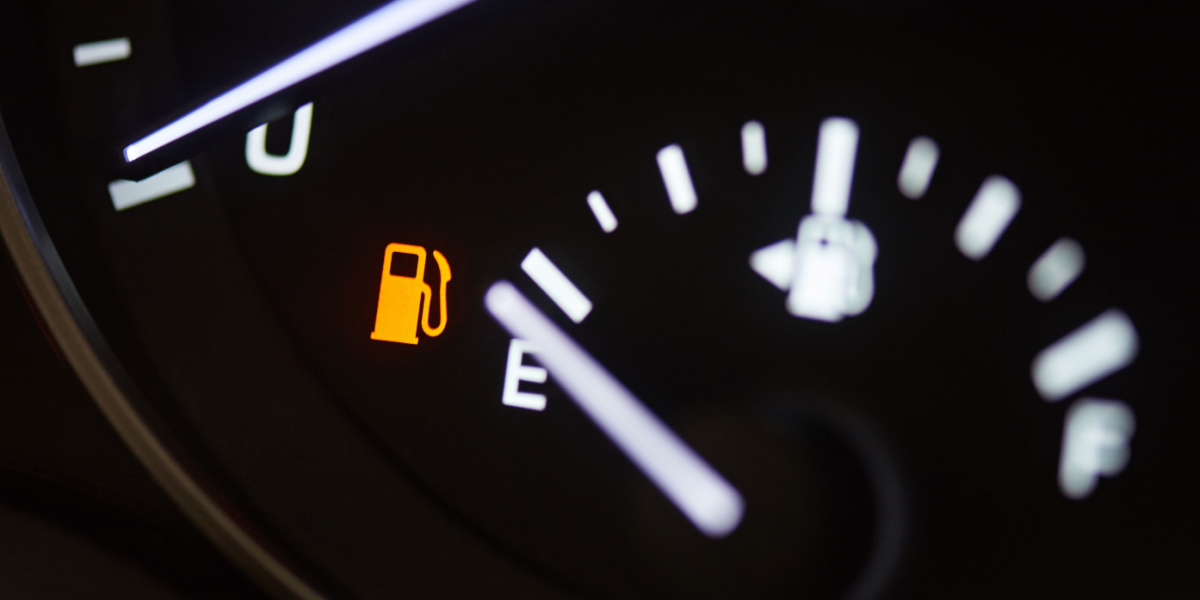 Car, fuel, empty