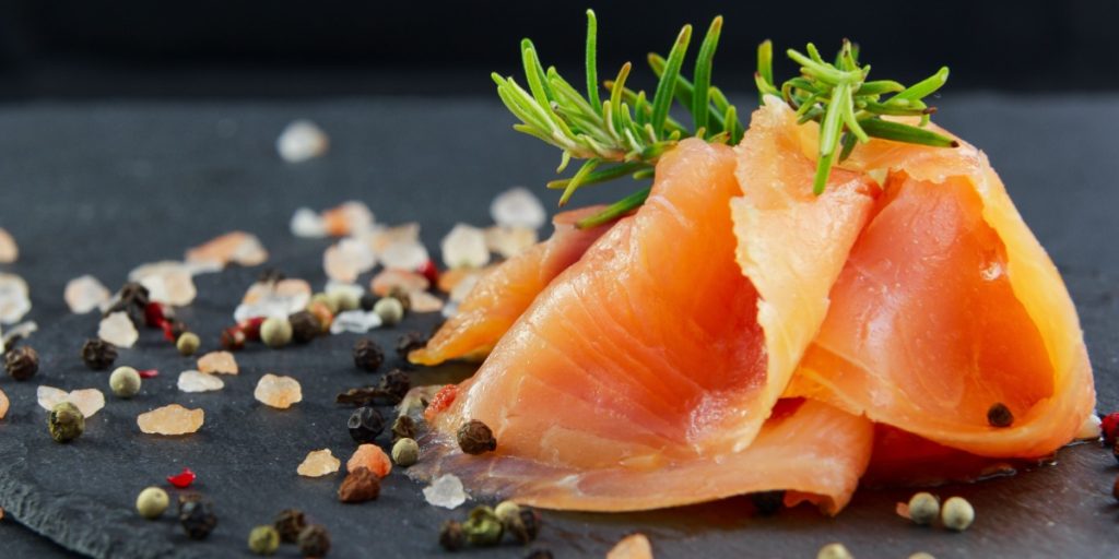 laks, røget laks, salmon
