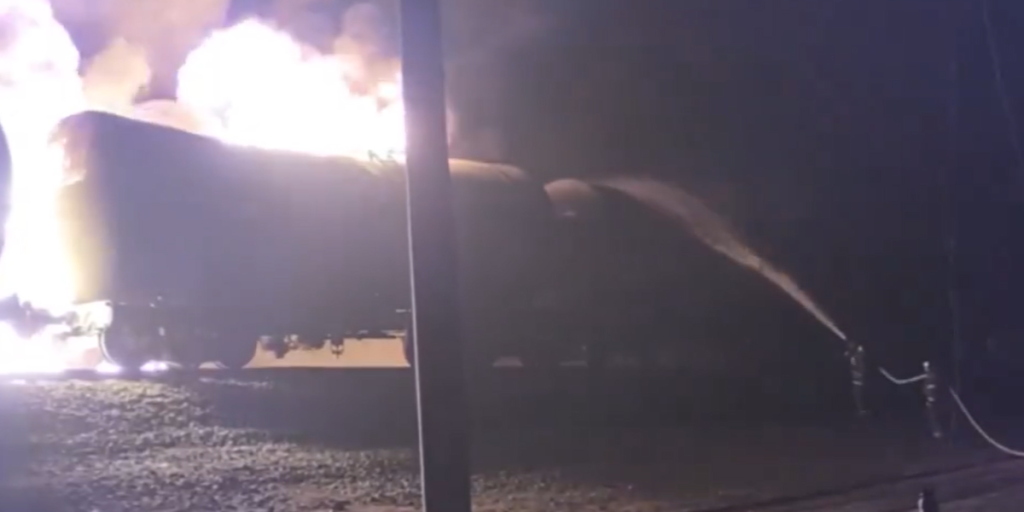 Russian fuel train, attack, Ukraine