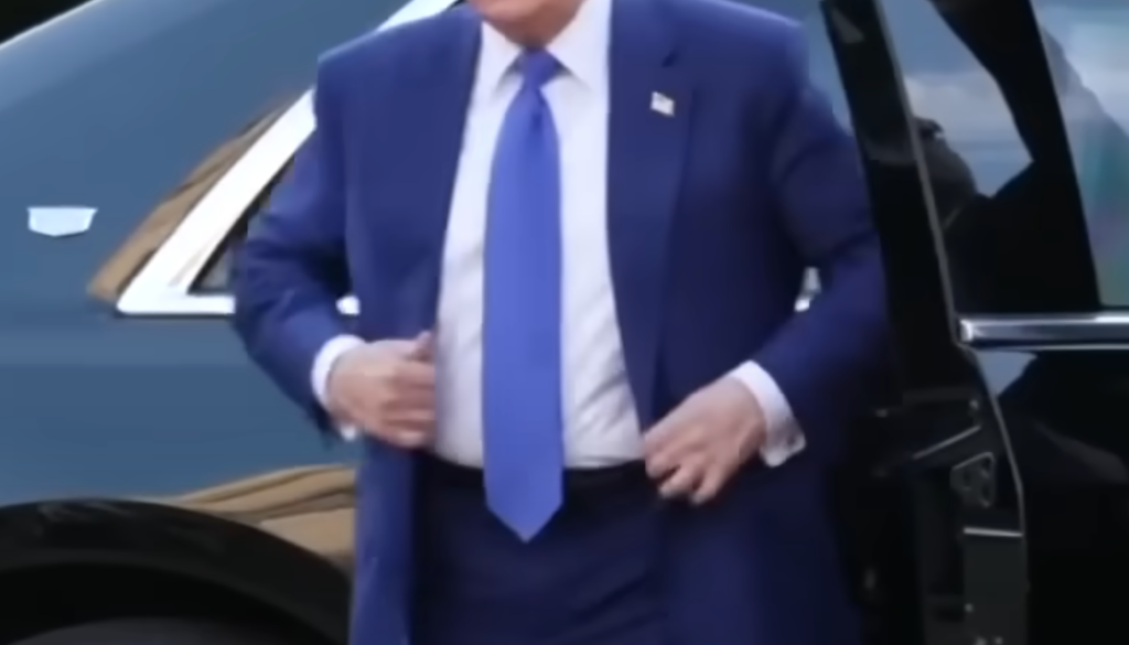 Donald Trump slips