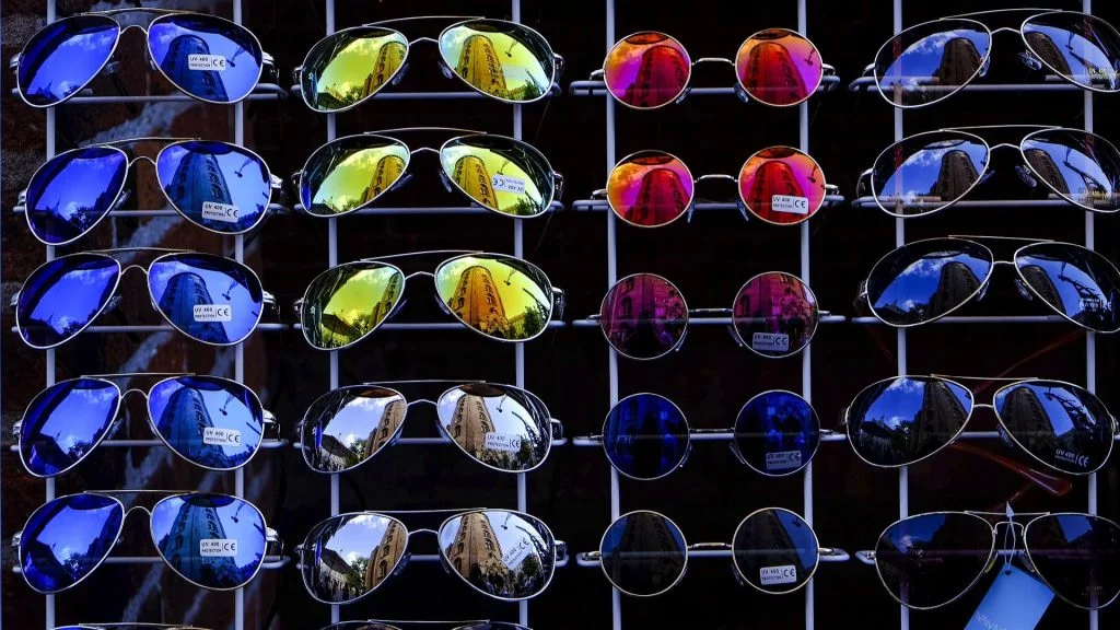 colorful sunglasses