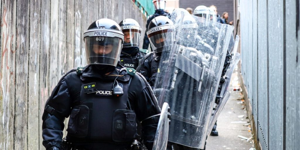 riot police uk ireland