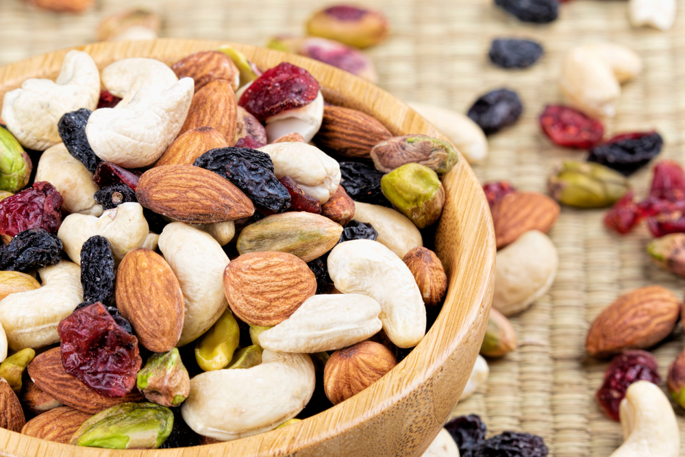 Mix,Of,Nuts,And,Dried,Fruits,tørret,frugt,og,nødder