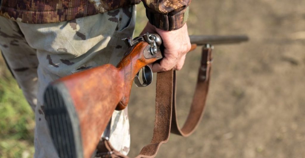 shotgun hunter gun weapon