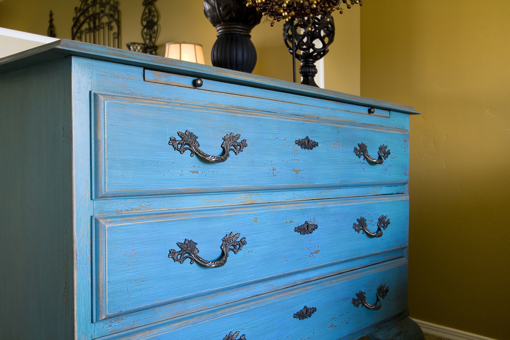 Blue,Dresser,blå,kommode