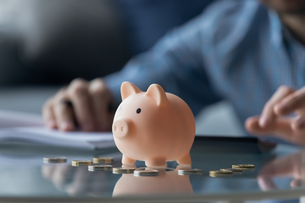 Piggy,Bank,Coins,opsparring,møntre