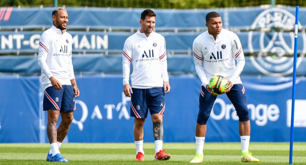 Messi, Neymar og Mbappé