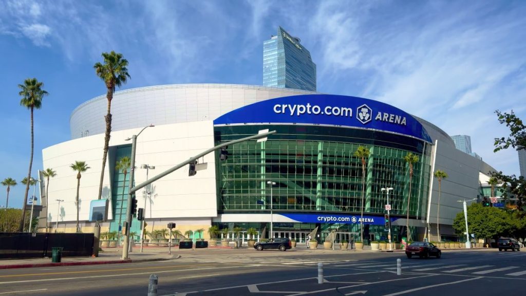 Crypto Com Arena in Los Angeles the former Staples Arena - Los Angeles Lakers