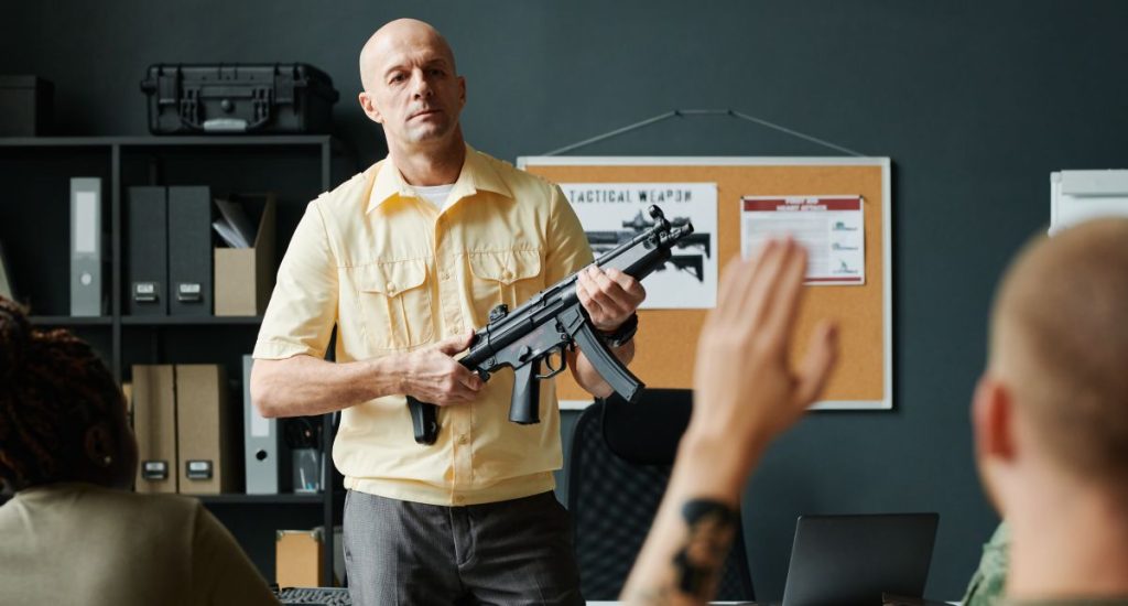 shotgun hunter gun weapon