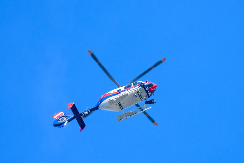 Helicopter, polizei,