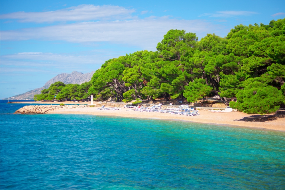 Paradise,Beach,In,Hvar,Island,,Dalmatia,,Croatia.,Tropical,Island,Like