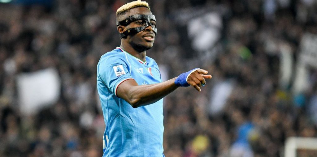 2024, Napoli's Victor Osimhen portrait during Italian soccer Serie A match