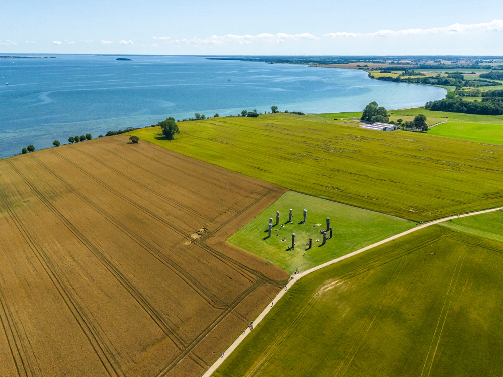 Aerial,Photo,Of,Tourist,Attraction,Dodekalitten,,Kragenæs,,Lolland,,Denmark