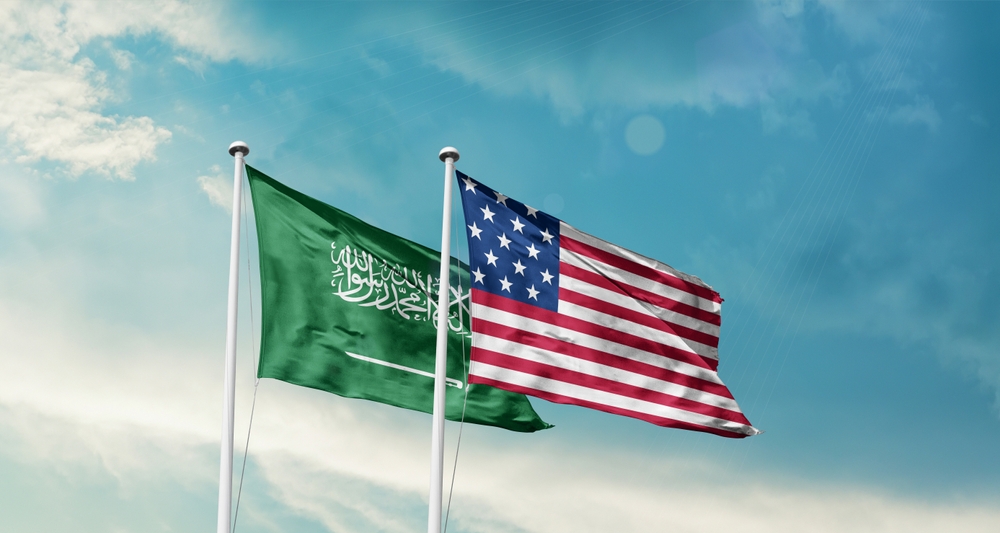 Saudi,Arabia,,America,flag