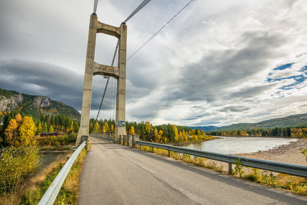 Stor-Elvdal kommune, bru, Bridge,Over,The Glomma River
