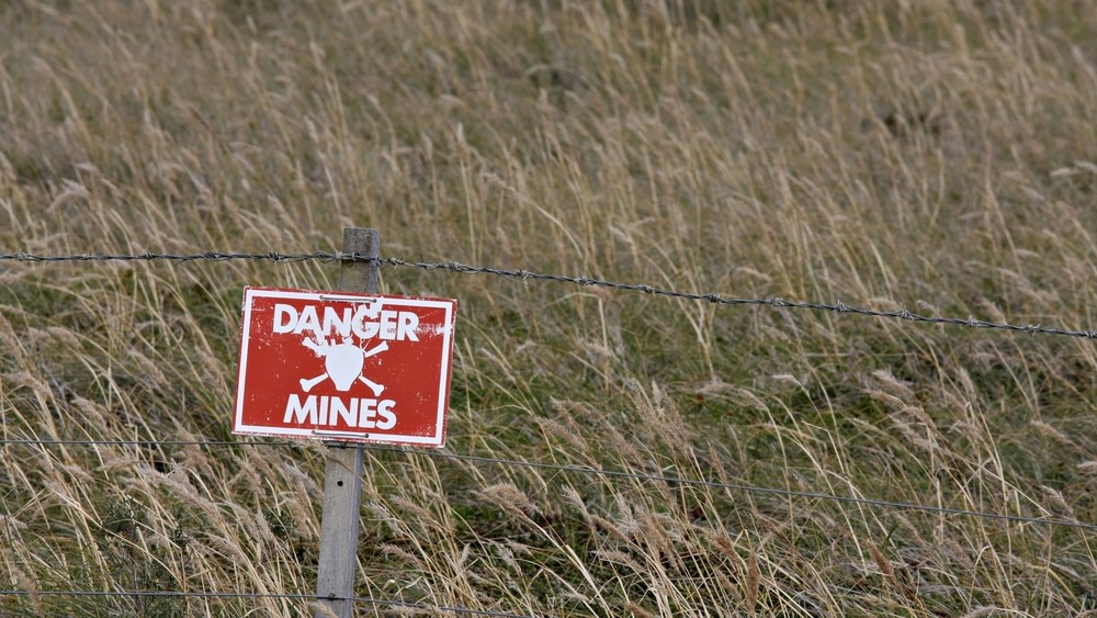 land mine