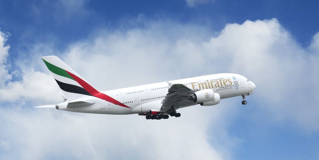 Emirates airplane