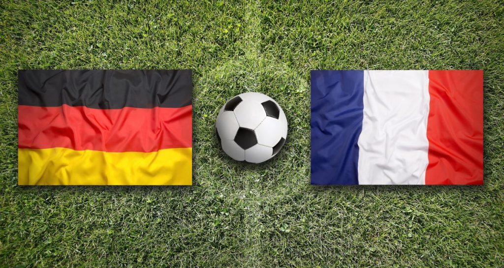 Germany vs. France flags