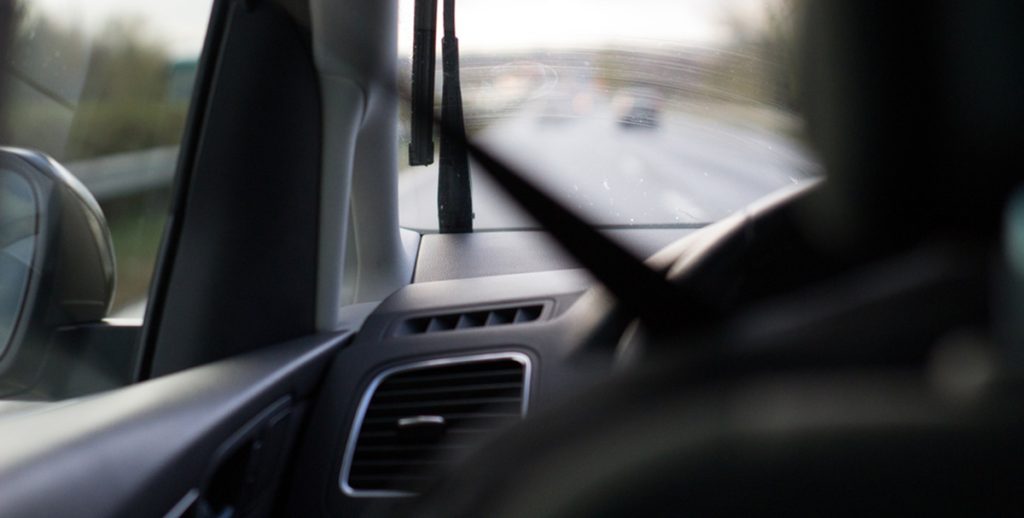 Car,Driving,Highway,And,Camera,Behind,The,Driver,Autumn,Scenery