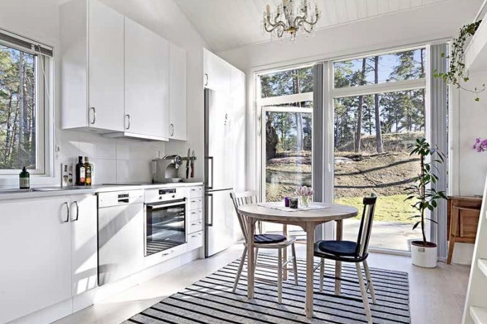 22 kvm meter stort hus, small house, kitchen