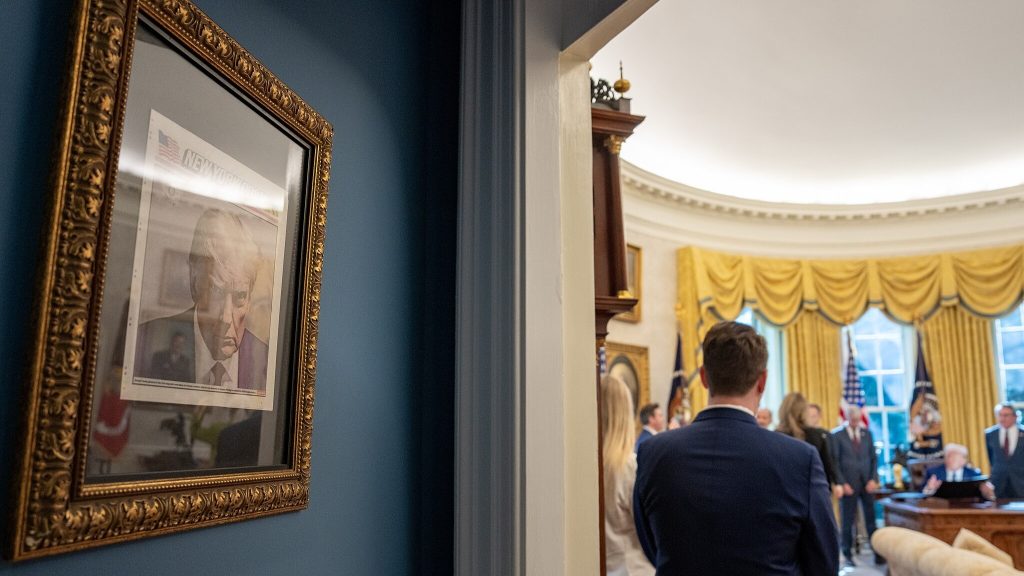 donald trump mugshot oval office