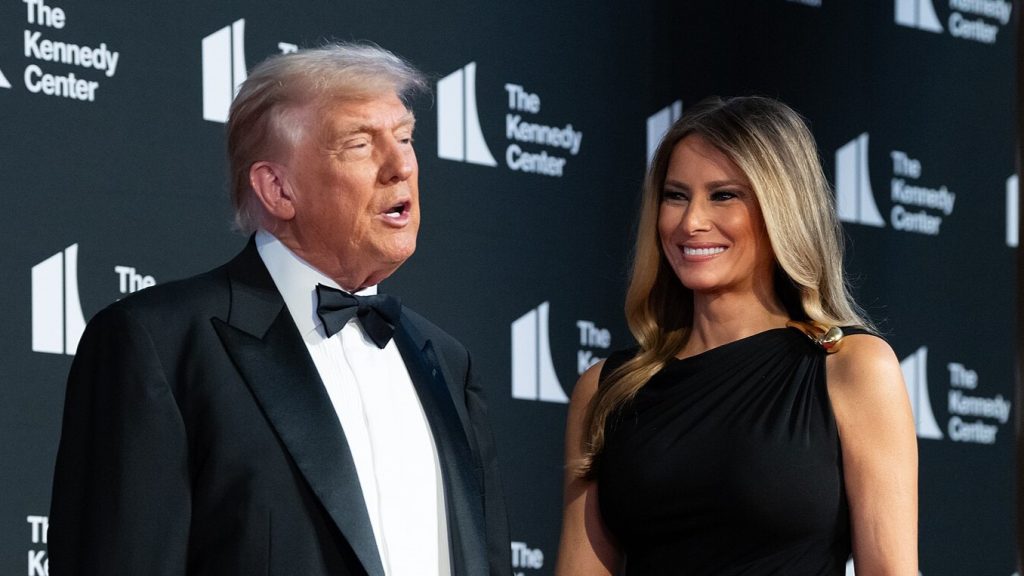 President Donald Trump and First Lady Melania Trump