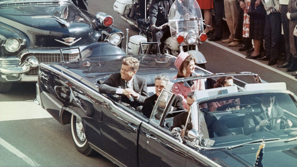 U.S. President John F. Kennedy and Jackie Kennedy