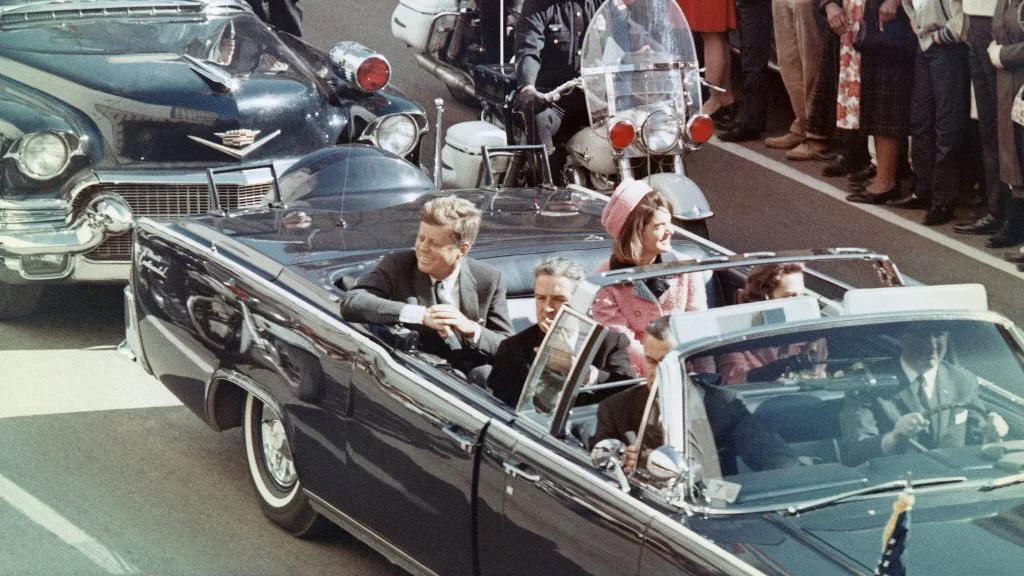 U.S. President John F. Kennedy and Jackie Kennedy