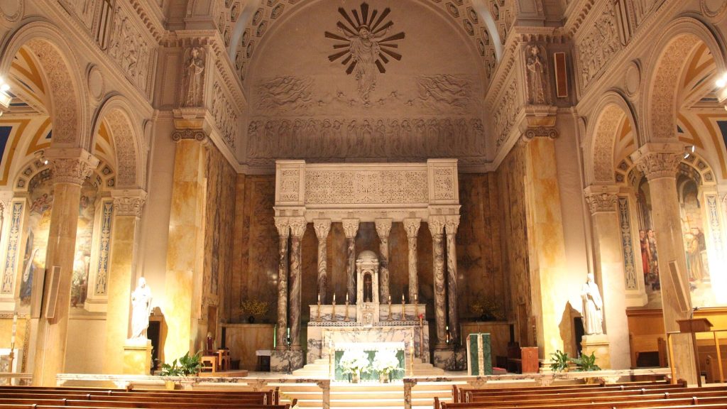 Lobby of the St. Paul Parish, Cambridge MA