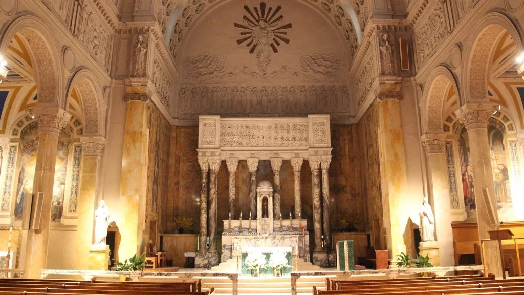 Lobby of the St. Paul Parish, Cambridge MA