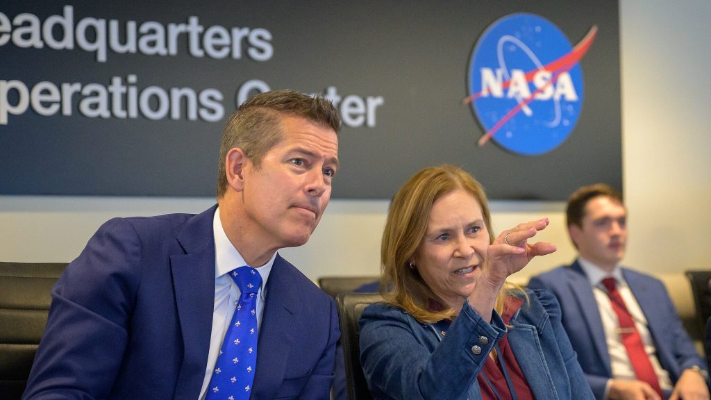 U.S. Transportation Secretary Sean Duffy, and NASA