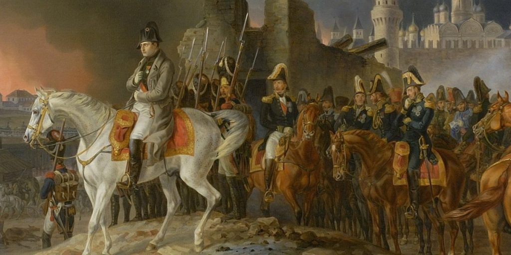 Napoleon, Moscow, Russia, burning