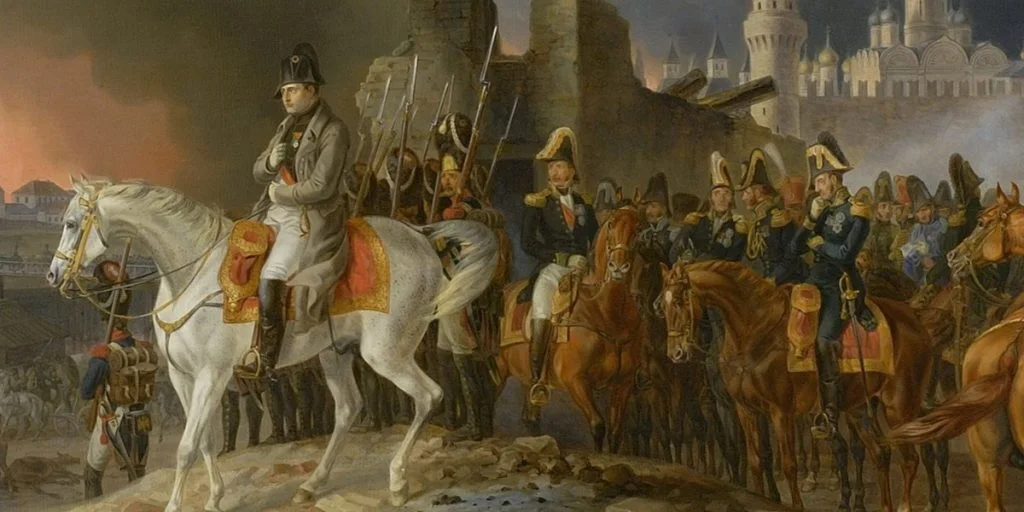 Napoleon, Moscow, Russia, burning