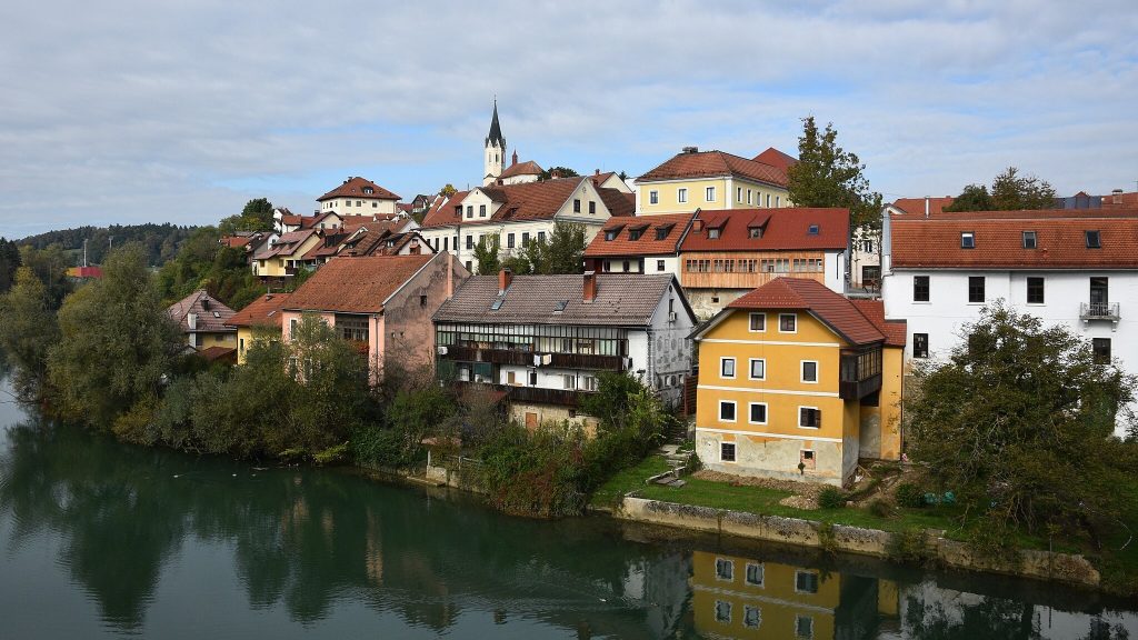 Krka (Sava) in Novo Mesto