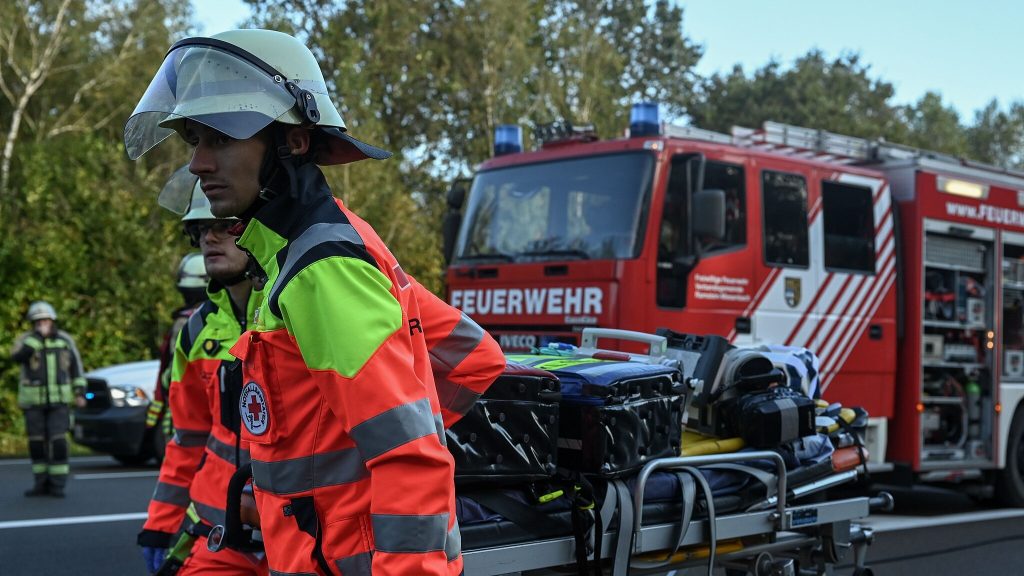 Tour Bus Overturns in Germany, Injuring at Least 20 Passengers