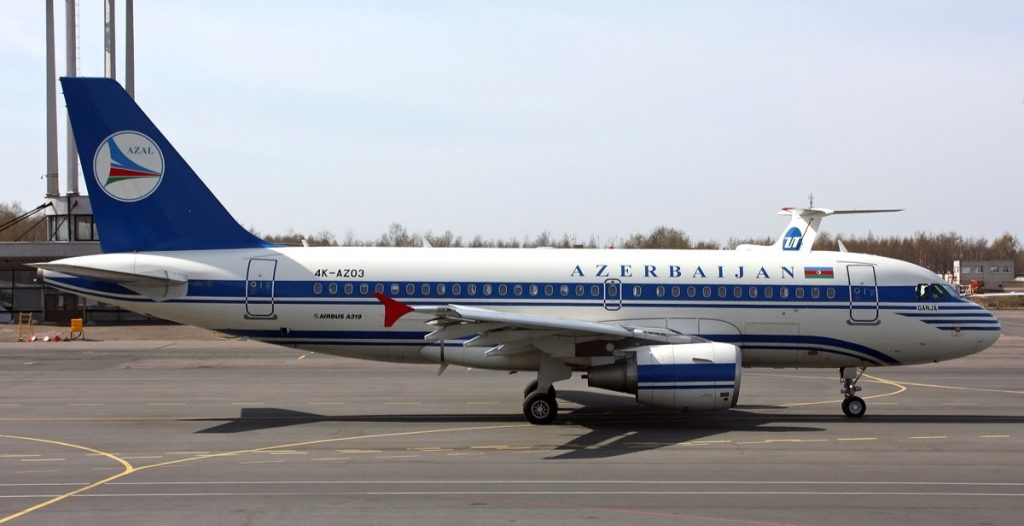 Airbus_A319-111 Azerbaijan_Airlines airplane
