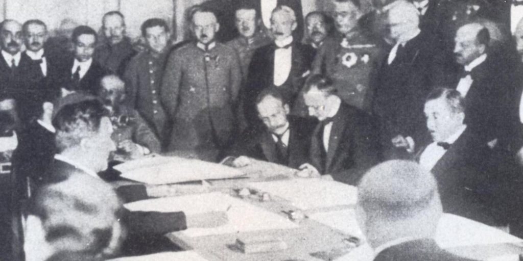 Treaty of Brest-Litovsk, 1918
