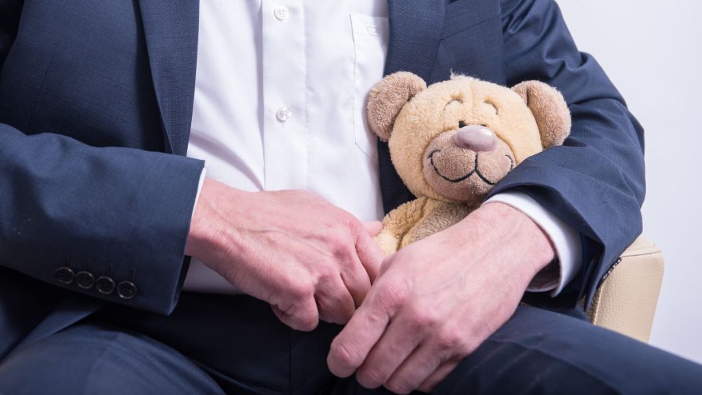 Bear with an in suit