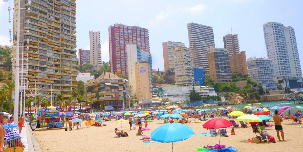 Benidorm spain beach