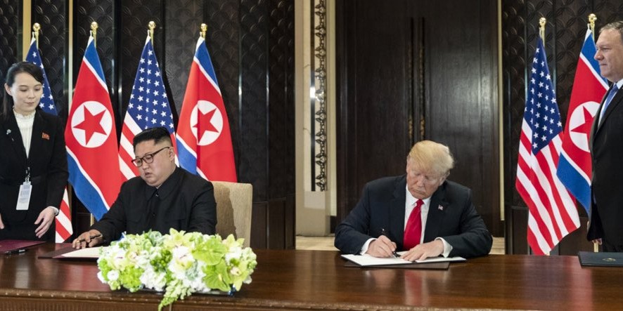 Donald Trump, Kim Jong-un
