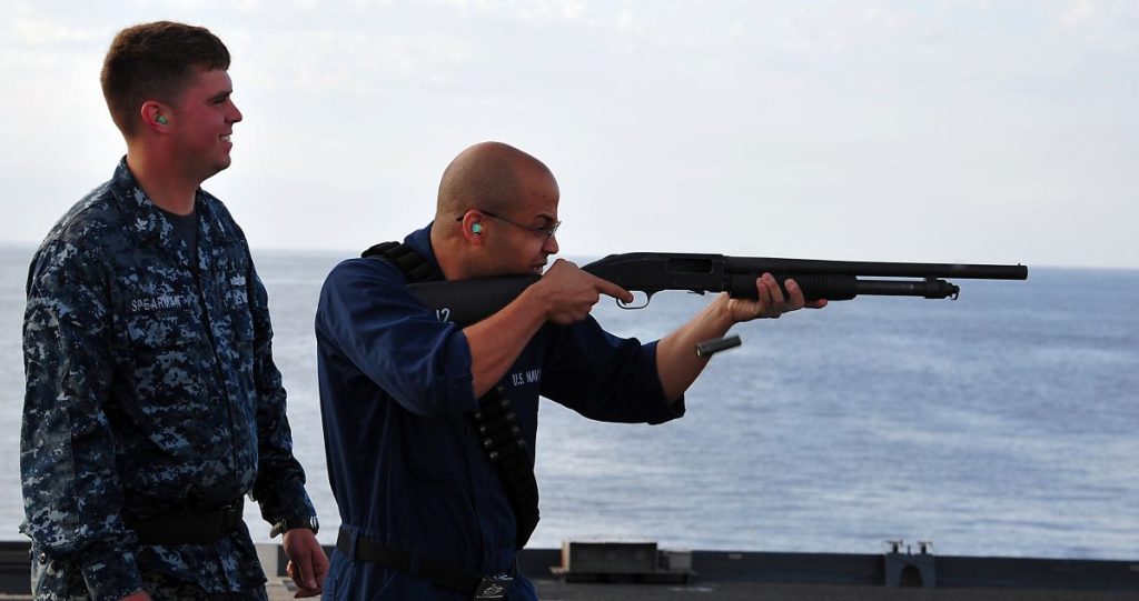 shotgun military soldier