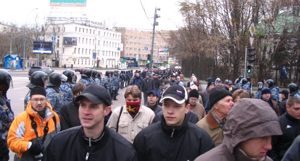 demonstration in russia