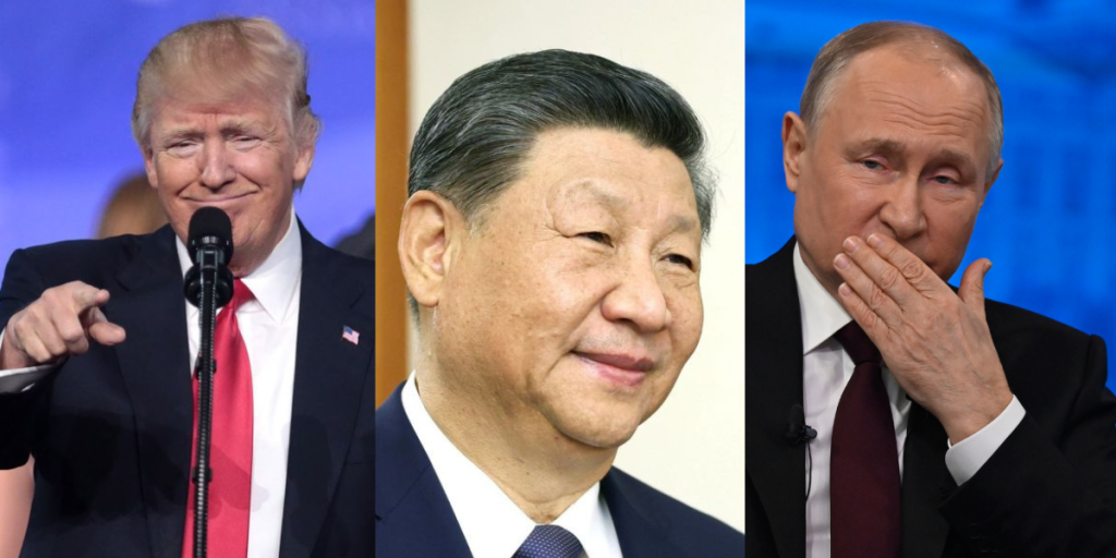 Expertens skrämmande påstående: Putin, Xi och Trump vill dela upp världen som en paj