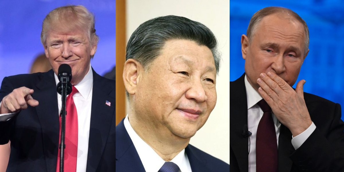 Expert's Chilling Claim: Putin, Xi and Trump Plan to Split the World Like a  Pie
