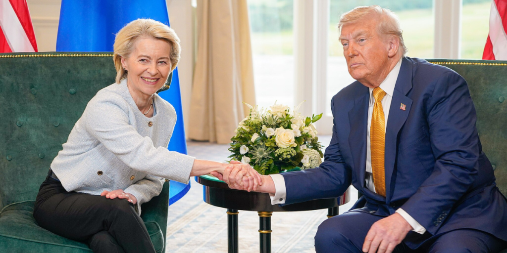 Ursula von der Leyen, Donald Trump