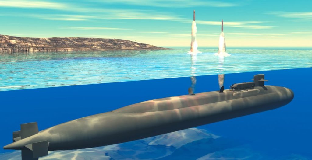 submarine_launches_Tomahawk_Cruise_missiles