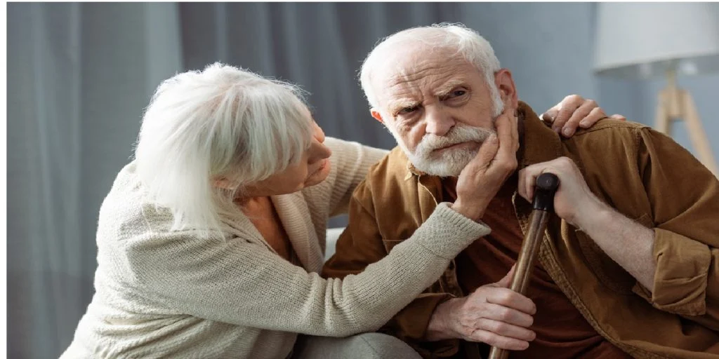 Old man woman