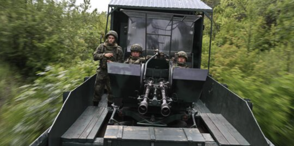 Russian army train