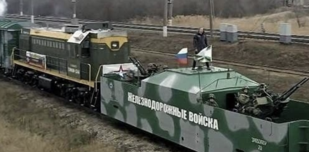 Russian army train